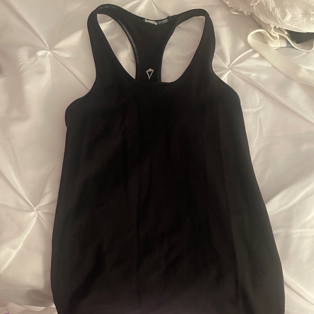 Girl's Black Ivivva Racerback Workout Top